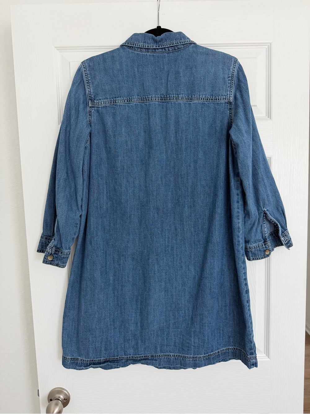 Old Navy Denim Button-Up Shift Dress-Size Large - Picture 5 of 6